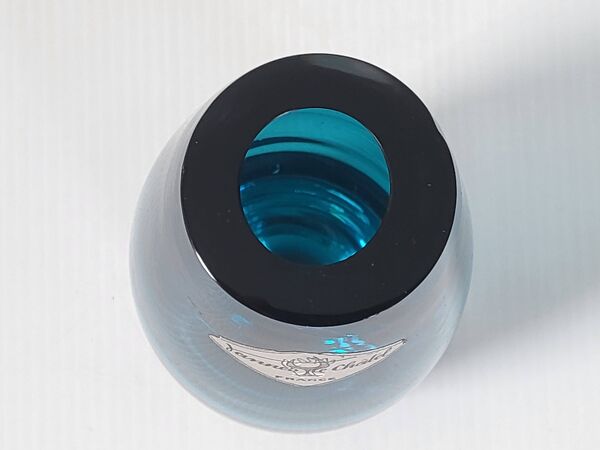 Vase vintage en cristal de Vannes 1960