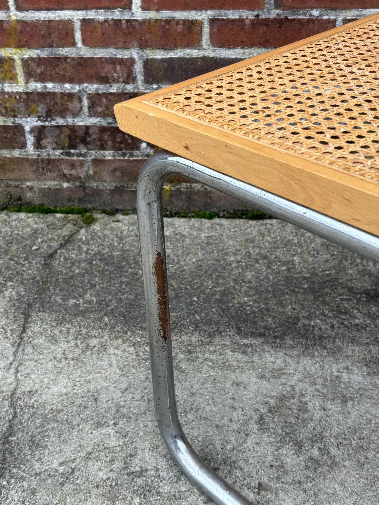 Cesca design chair model b32 in chrome