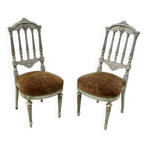 Paire de chaises italiennes - bois