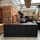 Large patinated workshop furniture