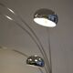 Lily of the valley floor lamp with 5 branches