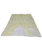 Tapis berbère jaune en laine fait main 250 x 150 cm