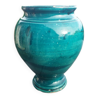 Handcrafted vase Morocco 1950s