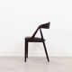 Lot de 4 chaises en palissandre, design danois, années 1970, Kai Kristiansen