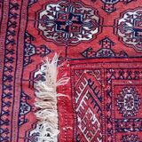Handmade Turkmen Bukhara rug 172x116cm
