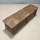 Antique walnut chest with a hinged lid, Italy, 17th century.
