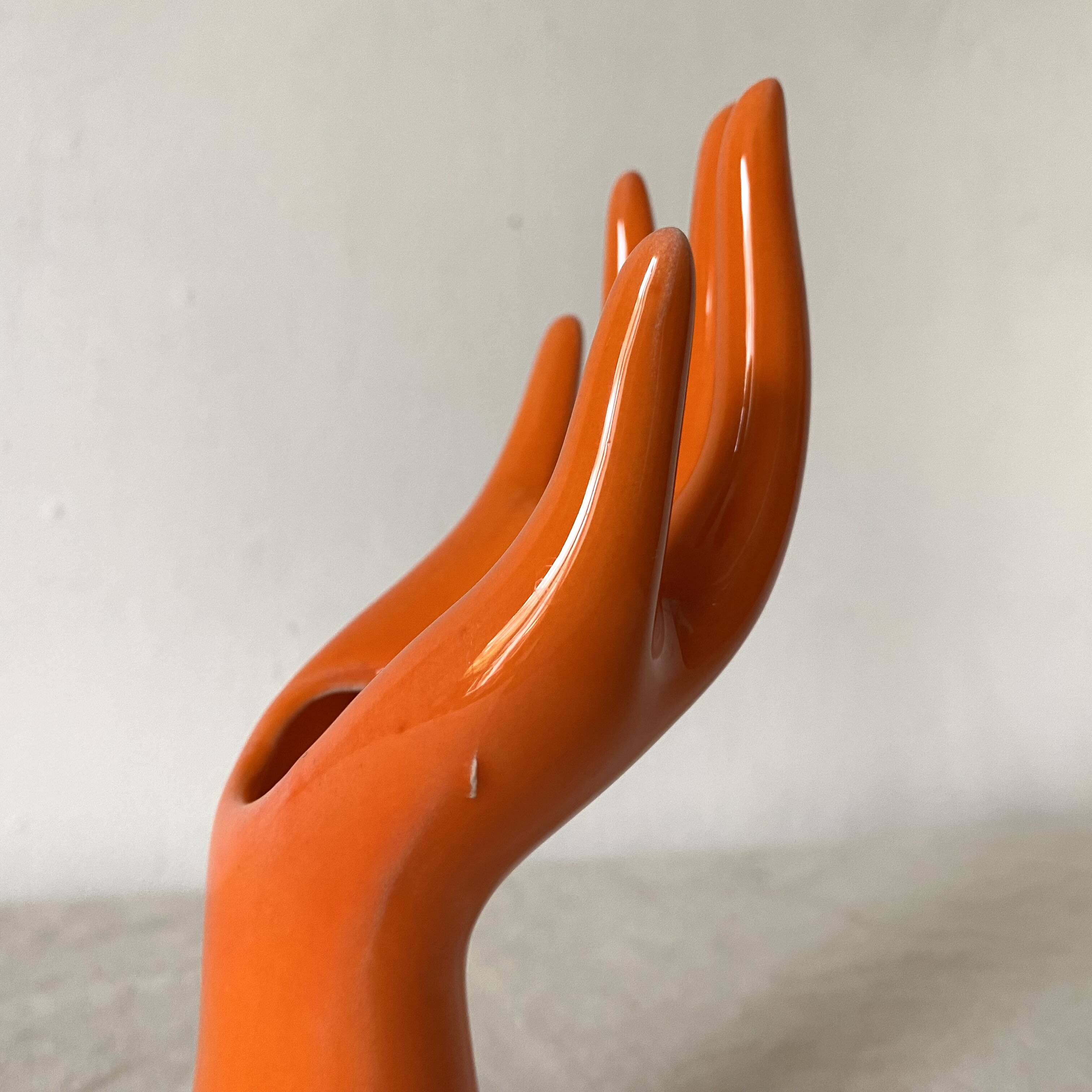 Vintage hand vase, soliflore, ring holder