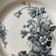 Flat plate Keller and Guérin Lunéville, collection "Champêtre"