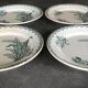 Set of 4 old plates st amandinoise st amand décor muguet