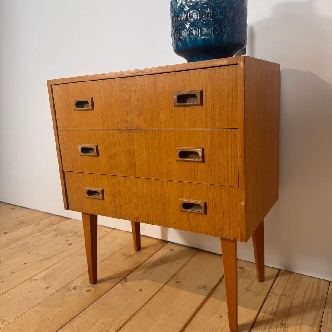 Oak bedside table, Denmark 1960s
