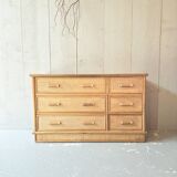 Commode en rotin