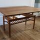 Table basse relevable "elevator" scandinave teck Tingstroms