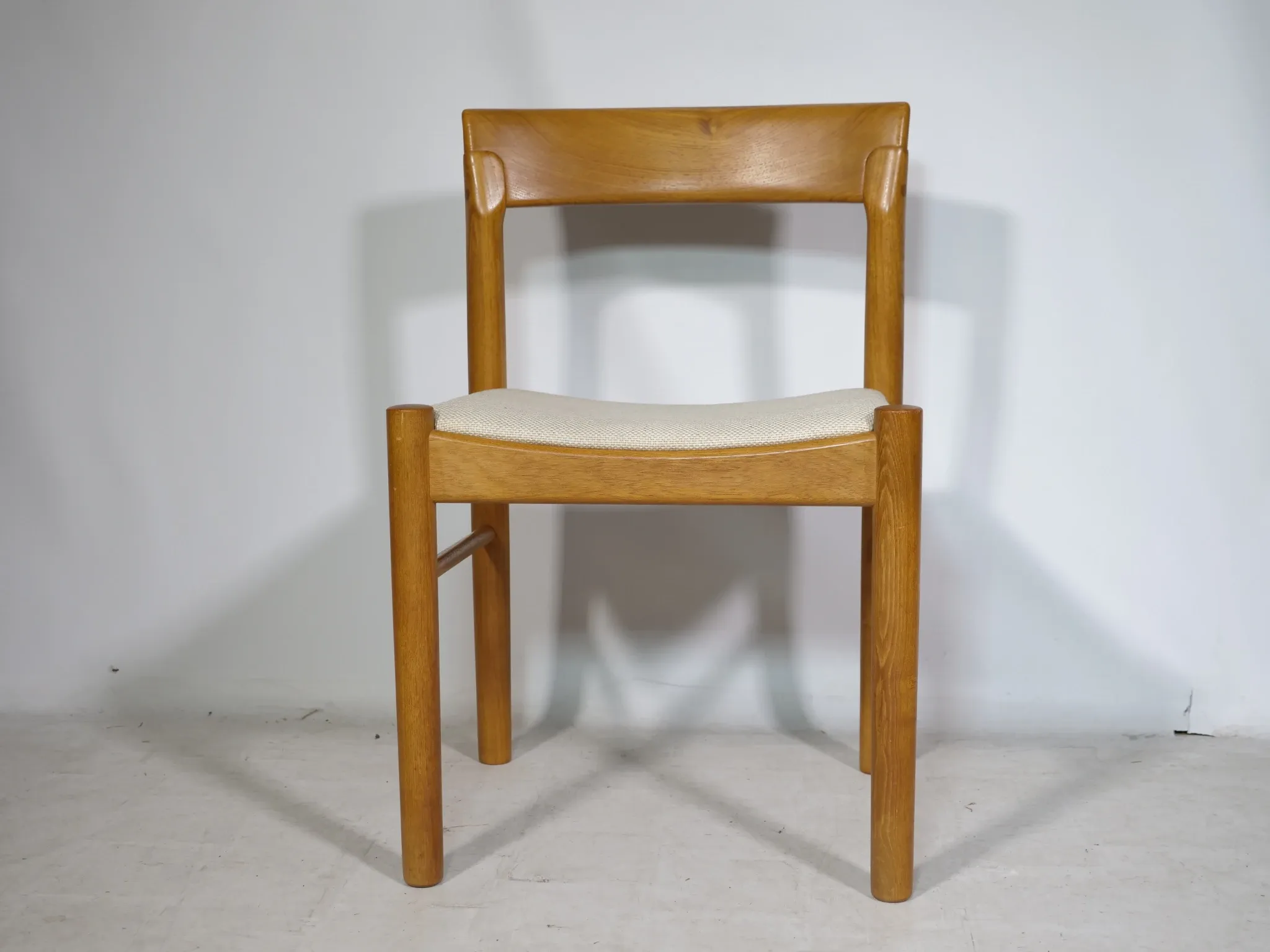 Danish Design Chairs in Teak by H.W. Klein for Bramin, Set of 4, 1960s