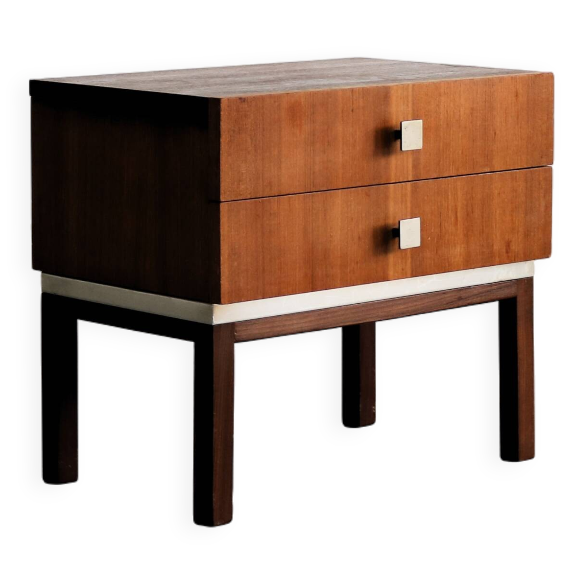 Vintage bedside table | chest of drawers | 60s | teak