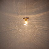 Midcentury glass pedant by kamenicky senov,1970s