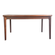 Table rectangulaire scandinave vintage en teck