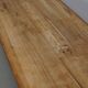 Table à manger rustique en chêne antique du début du 20e siècle.