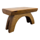 Brutalist coffee table in solid oak