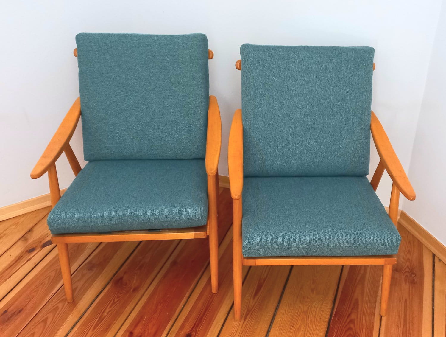 Czechoslovakian Armchairs from TON, 1960s, Set of 2