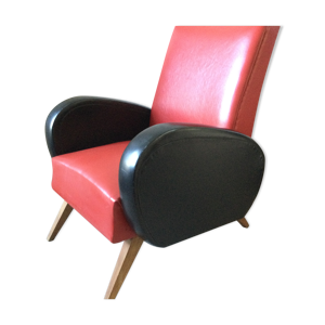 fauteuil skaï type rock