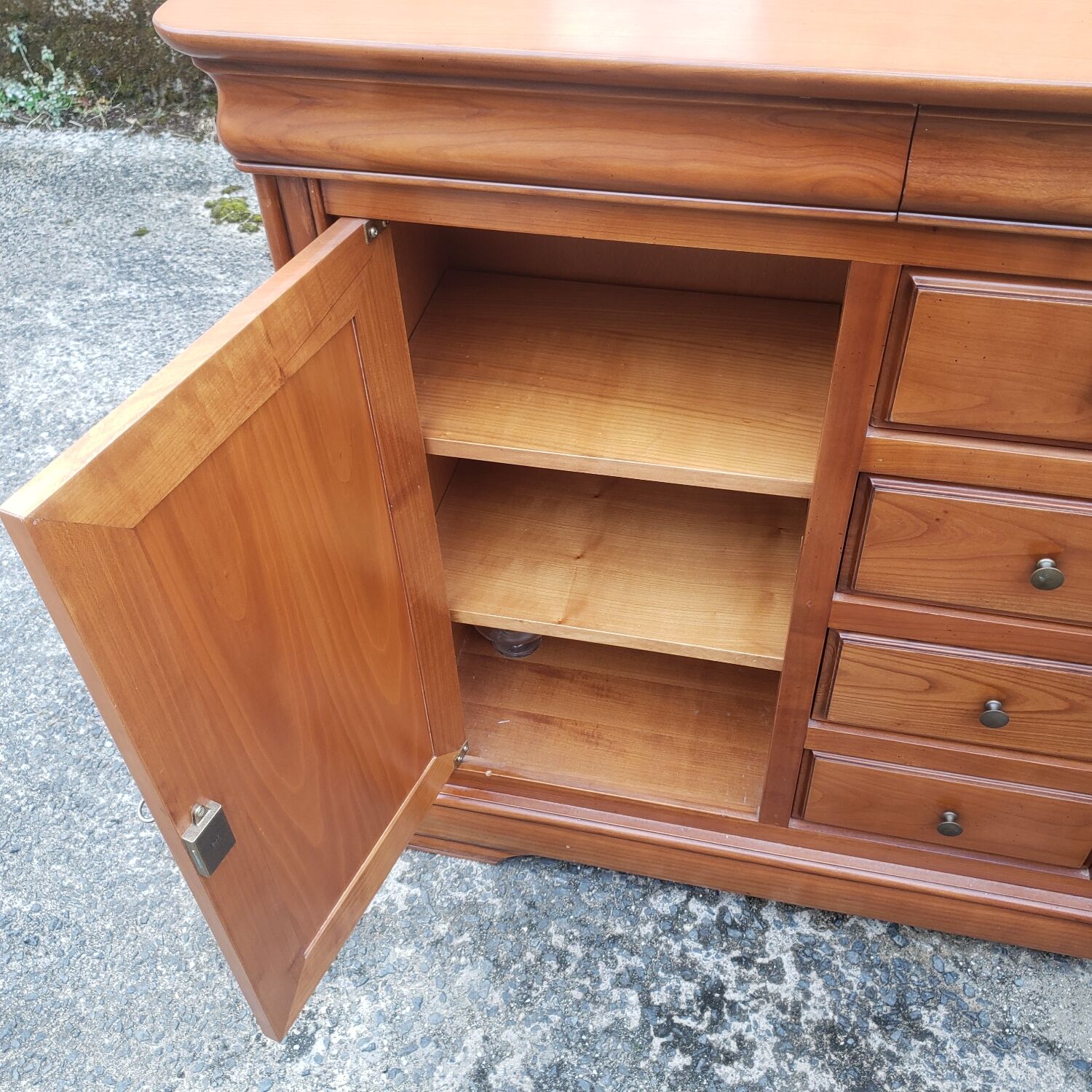 Sideboard on pedestal louis philippe style