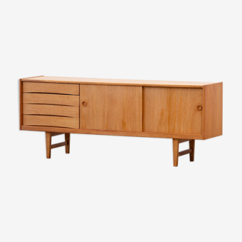 Vintage Scandinavian sideboard in blond oak 1960