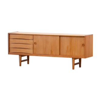 Vintage Scandinavian sideboard in blond oak 1960