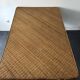 Vintage rattan table 6 people by Louis Sognot