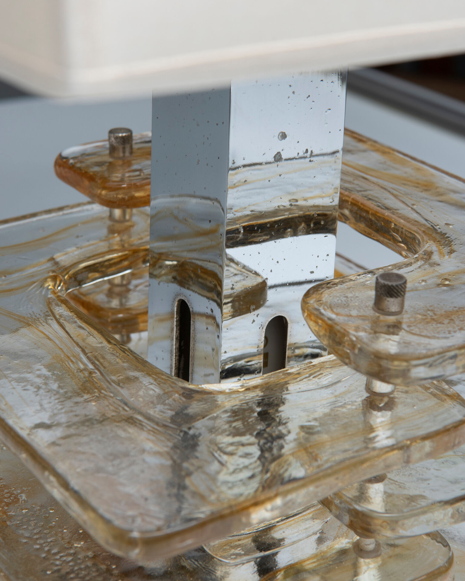 Table lamp with Murano glass base 1960s