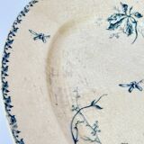 Large oval iron earth dish Gien