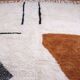 Handmade Beni Ouraine rug with colourful patterns 150/250 cm