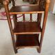 Cane bedside table - vintage