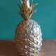 Pineapple ice bucket in golden metal Mauro Manetti