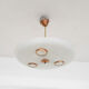 Glass and brass ceiling or pendant light