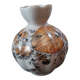 Vase en porcelaine Lomonossov dorée, Russie années 1950-70