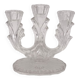 Candlestick candlestick 3 branches in transparent glass