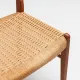 Arne Wahl Iversen set of six teak dining chairs Glyngore Denmark 1960