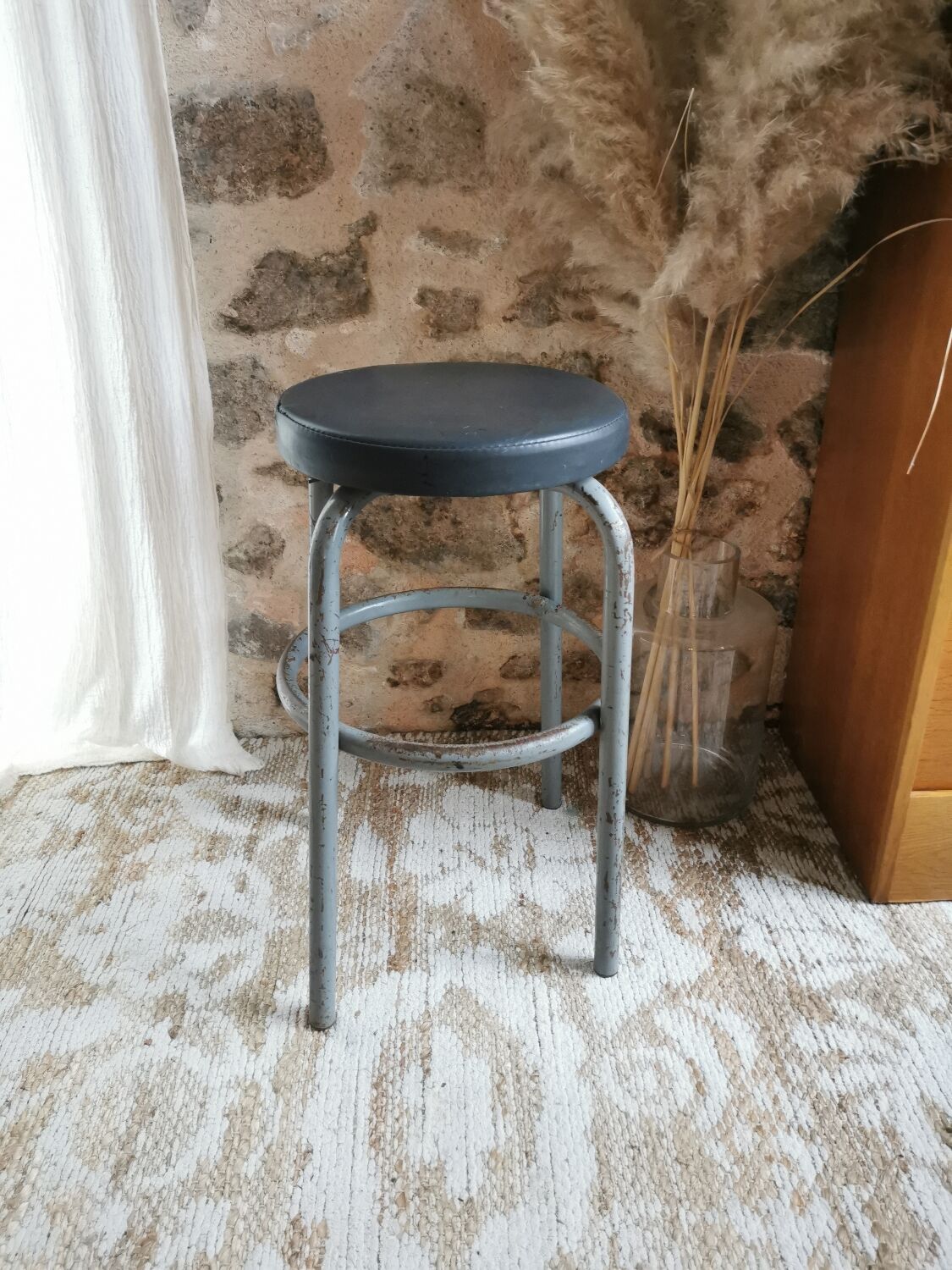 Industrial stool, telecom workshop
