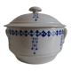 Old earthenware tureen of Saint Uze France