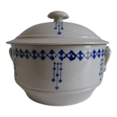 Old earthenware tureen of Saint Uze France
