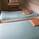 Single bed. Design - White frame