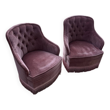 Set of 2 vintage frog chairs