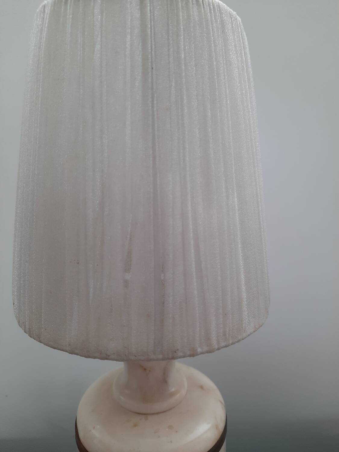 Antique marble lamp