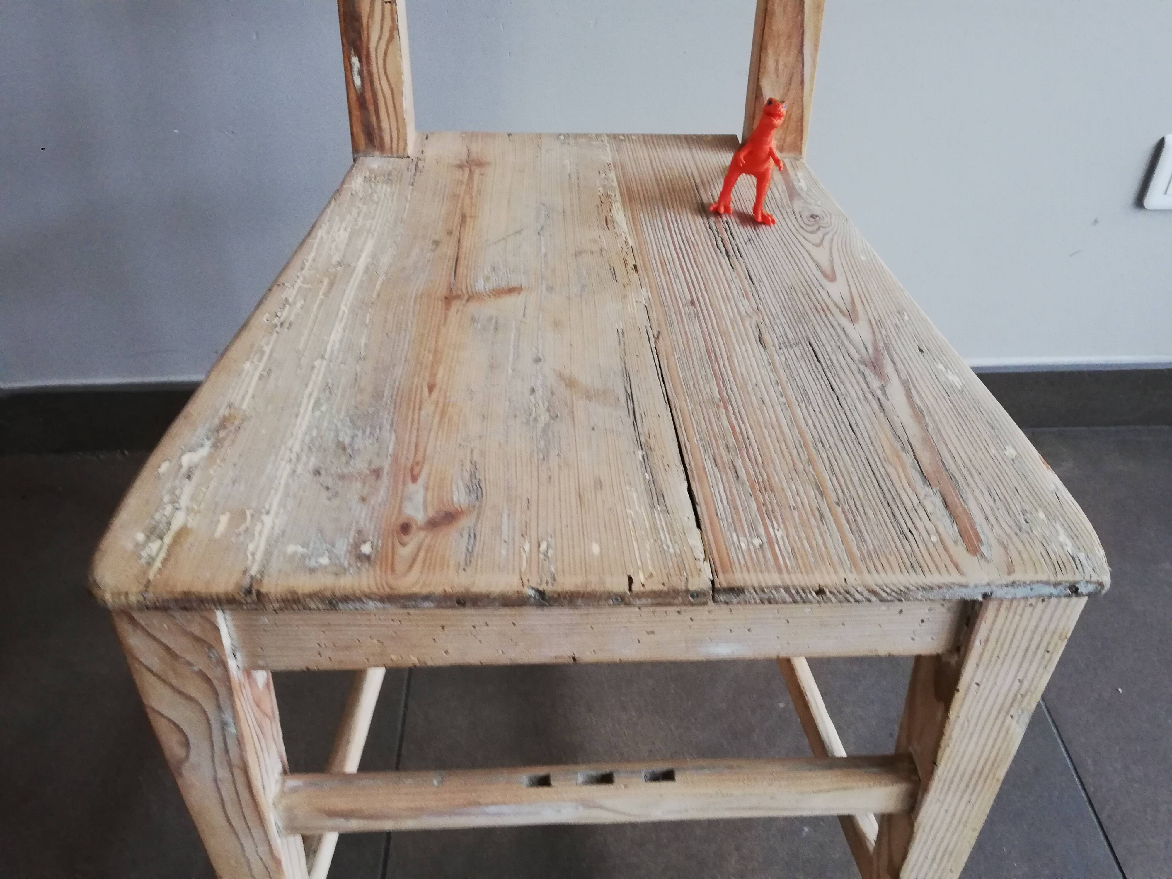 Vintage wooden chair, 50s