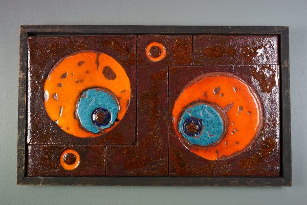 Vintage ceramic wall plate