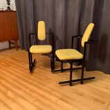 Pair of Flysit armchairs by Peter Opsvik Stokke Norway 1990s
