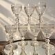 7p. Glasses Saint Louis Trianon model