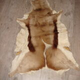 Skin of goat or tanned impala, ideal descent of bed 50x100cm