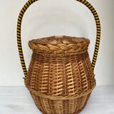Vintage basket with lid