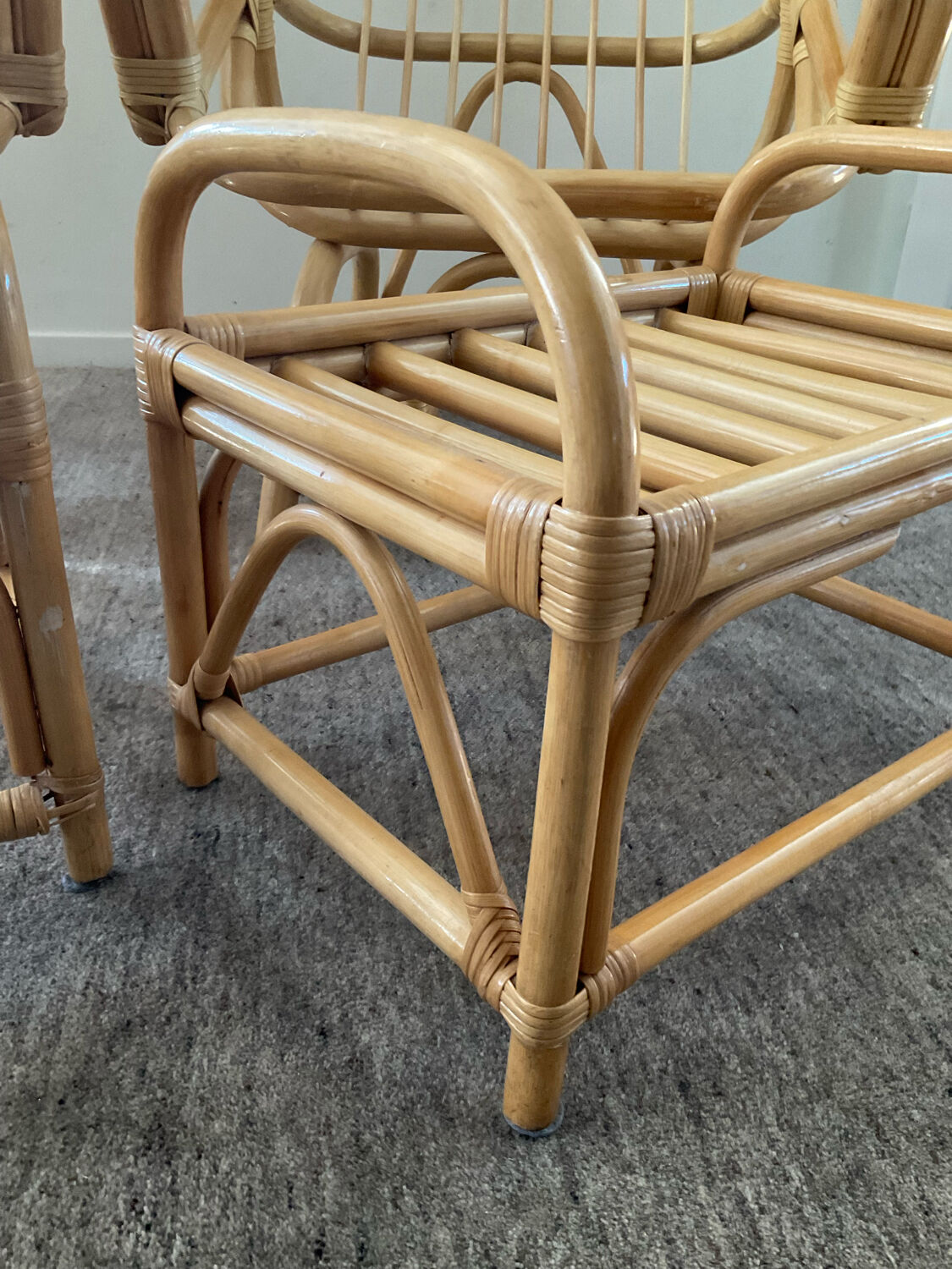 Rattan ensemble from the 70s